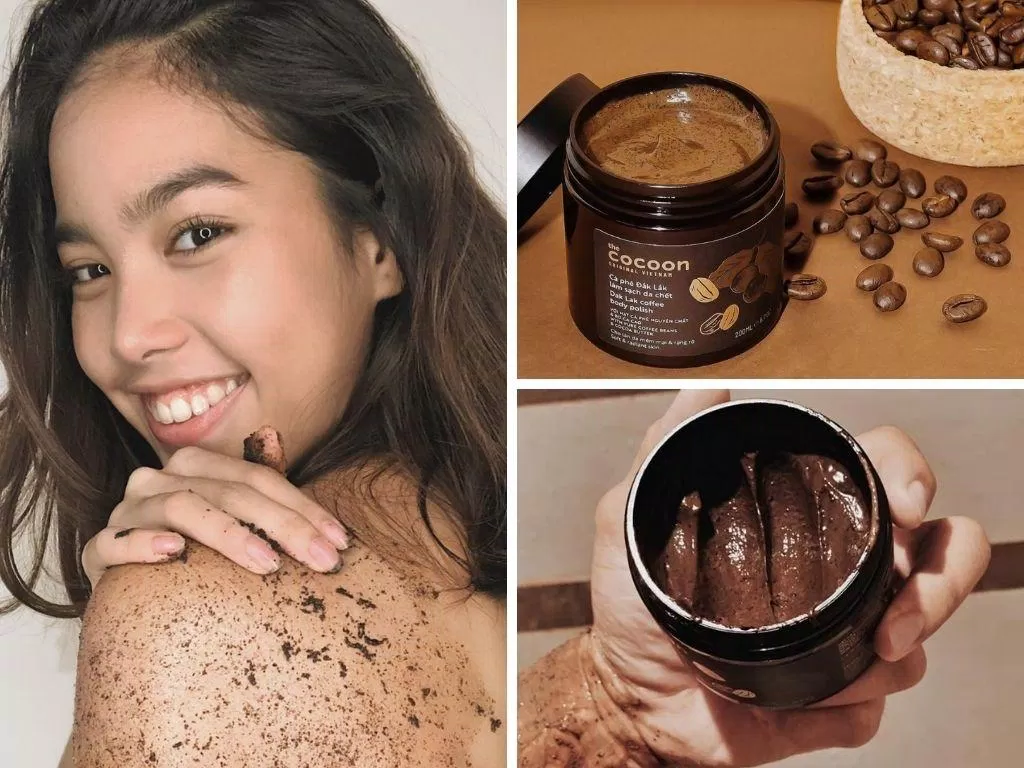 Review tẩy da chết cà phê Đăk Lăk Cocoon