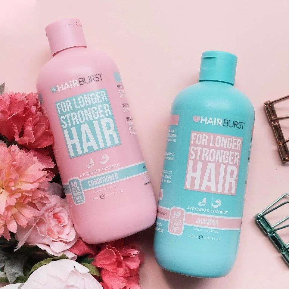 Bộ Gội Xả Kích Thích Mọc Tóc Hairburst For Longer Stronger Hair (ảnh: internet)