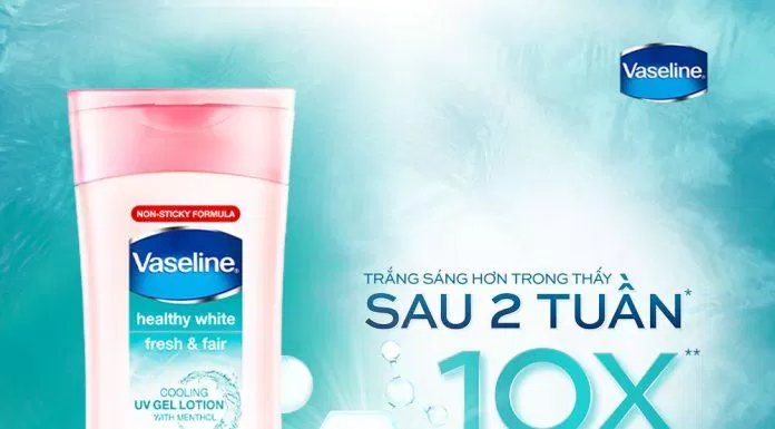 Gel Tuyết Vaseline Healthy White Fresh & Fair Cooling UV Gel Lotion là sản phẩm mới nhất, siêu phẩm của mùa hè năm nay. (Nguồn: Internet)