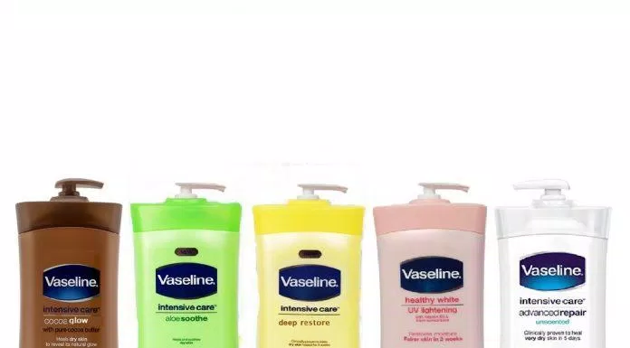 Sữa dưỡng thể Vaseline là dòng sản phẩm có nhiều loại nhất và bán chạy nhất của hãng. (Nguồn: Internet)
