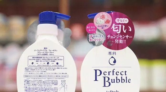 "Ngoại hình" của Sữa tắm dưỡng ẩm Senka Perfect Bubble for Body Sweet Floral (ảnh: internet)
