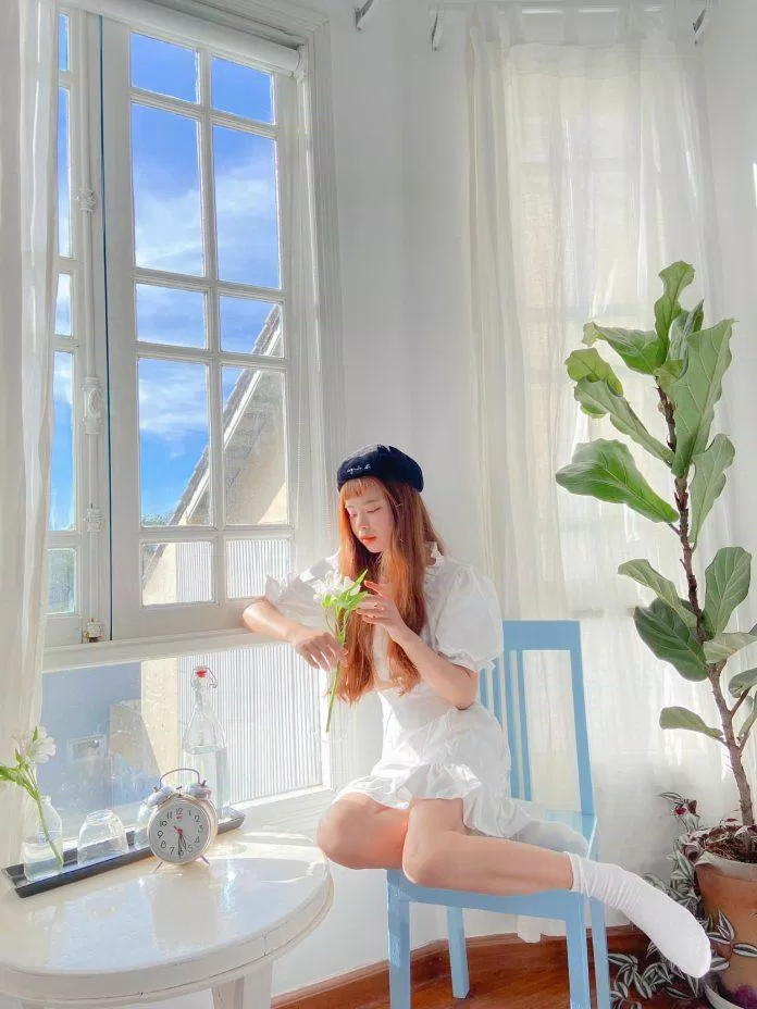 Góc sống ảo tại Santorini Dalat. Nguồn: Internet Góc sống ảo tại Santorini Dalat. Nguồn: Internet