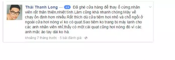 Capcuulaptop nhận đánh giá tích cực từ khách hàng