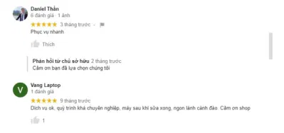Đánh giá khách hàng dành cho Thiên Ân
