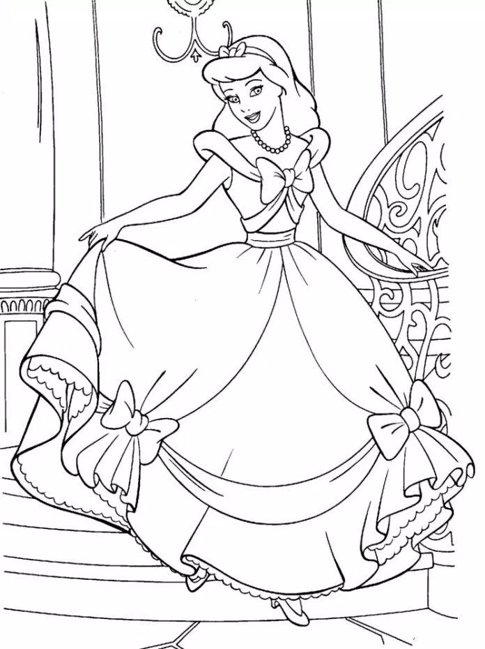 Tranh tô màu công chúa Ariel. (Ảnh: Internet)