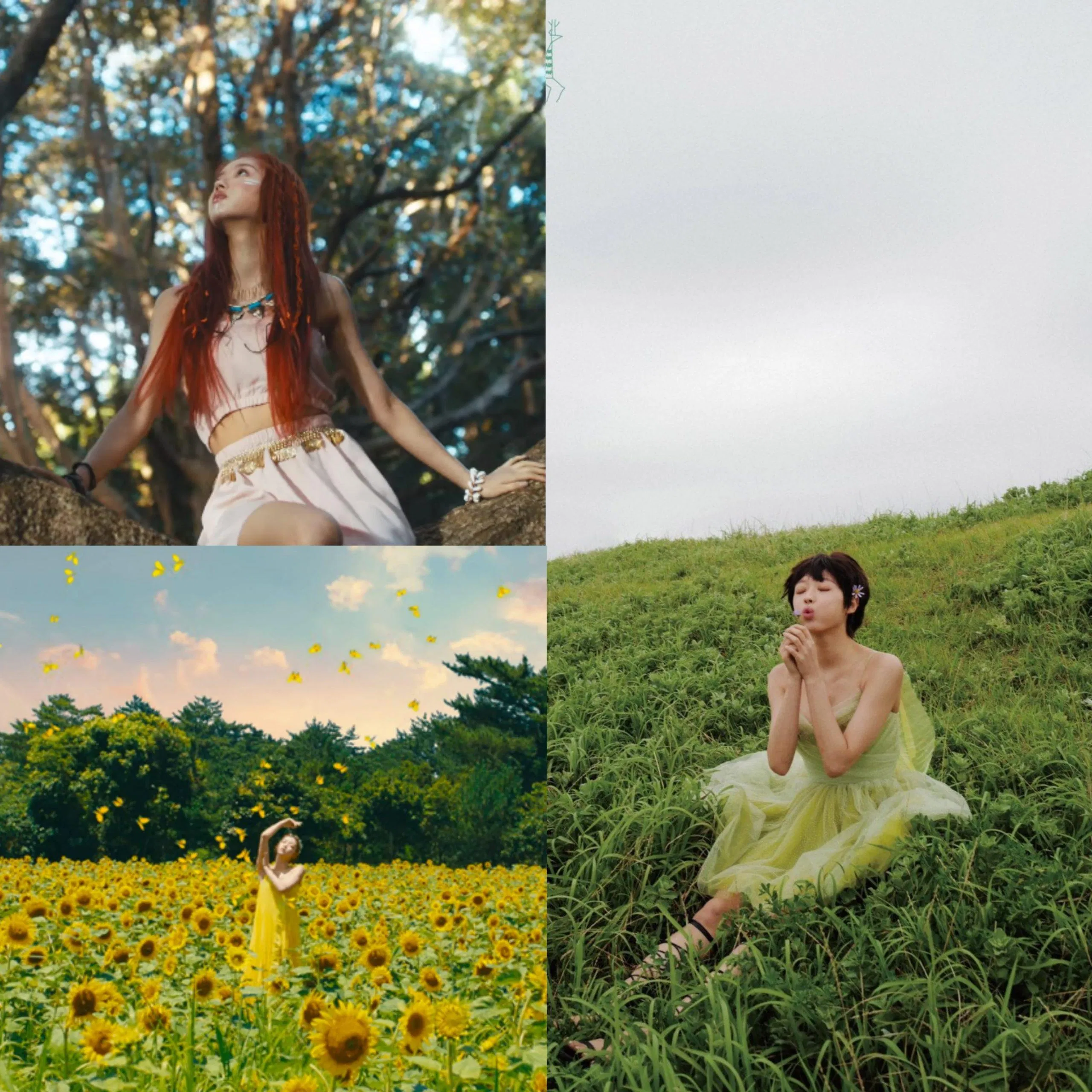 YooA với khung cảnh tuyệt đẹp trong MV Bon Voyage. (Nguồn: Internet)