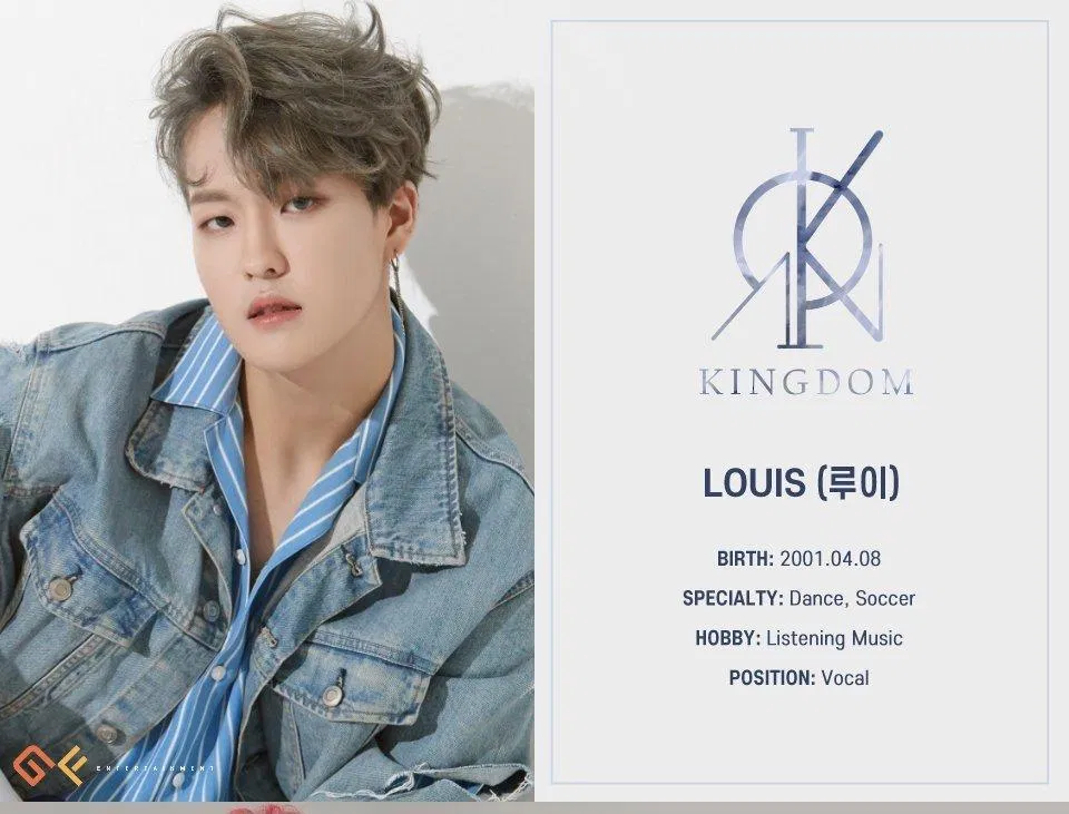 Thành viên Louis của nhóm nhạc nam KINGDOM. (Nguồn: Internet)