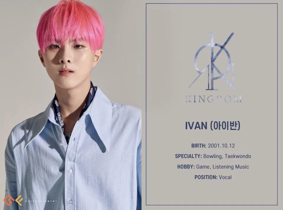Thành viên Ivan của nhóm nhạc nam KINGDOM. (Nguồn: Internet)