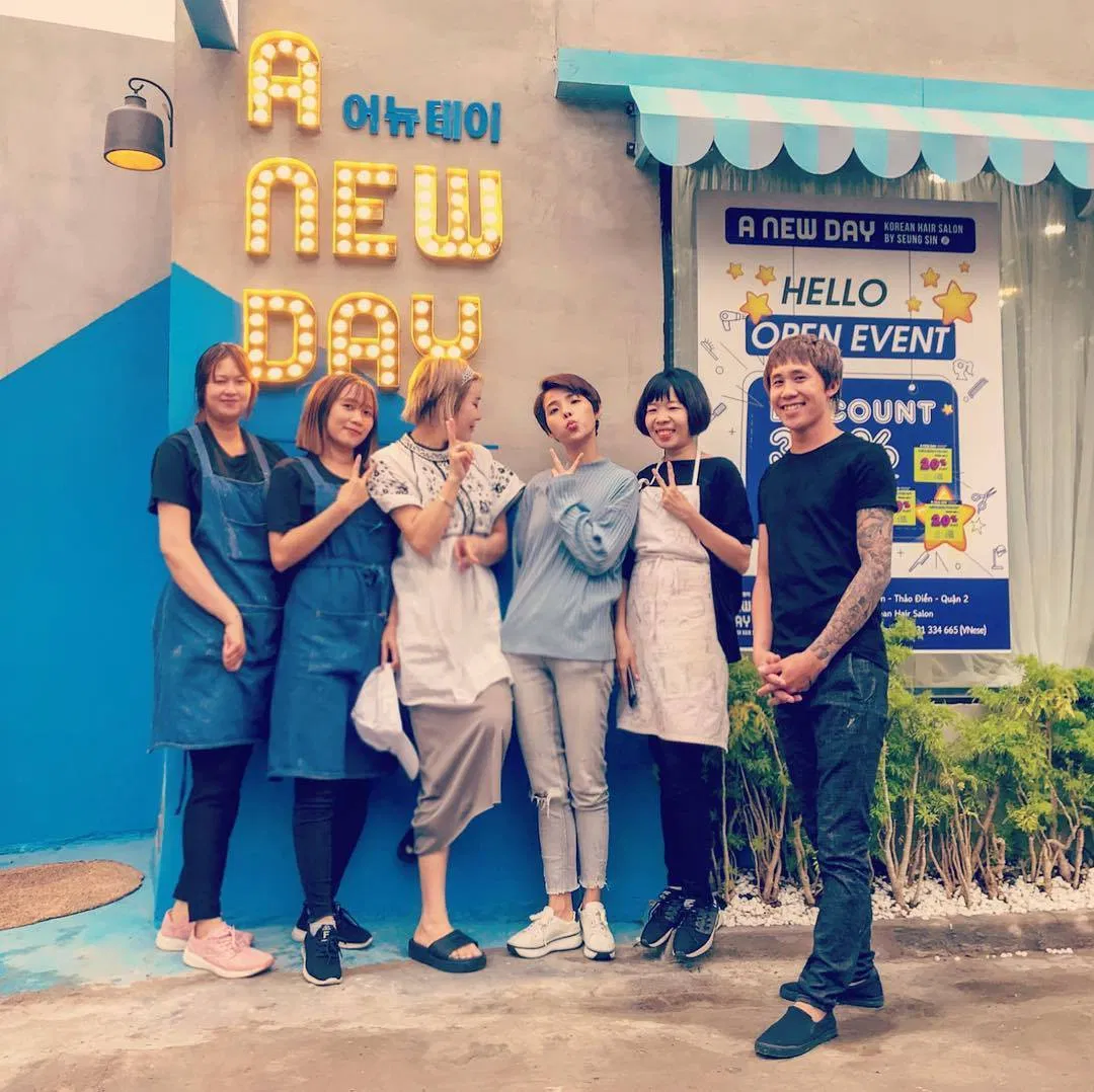 A New Day Hair Salon là salon tóc chuẩn Hàn ở quận 2.. (Nguồn: A New Day Korean Hair Salon)