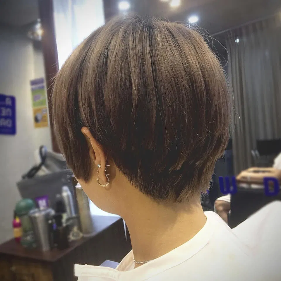 Kiểu cắt tóc ngắn tại A New Day Korean Hair Salon. (Nguồn: A New Day Salon)