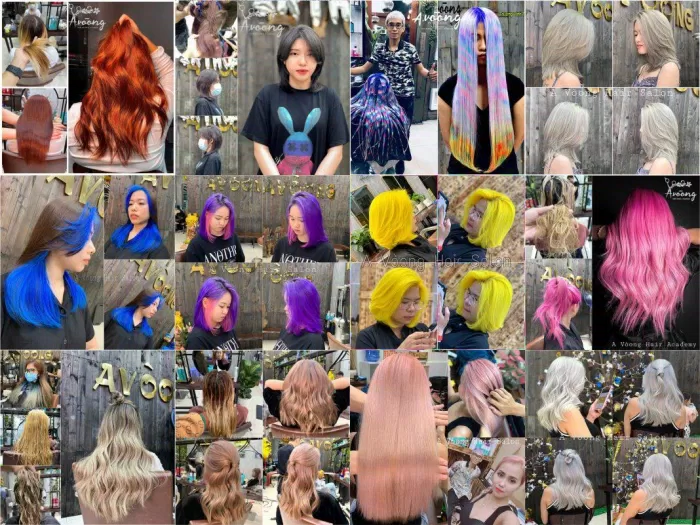 A Vòong Hair Salon & Academy còn đào tạo thợ chính chuyên nghiệp, sáng tạo ra các mẫu tóc cực kỳ bắt trend. (Nguồn: A Vòong Hair Salon & Academy)