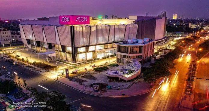 AEON MALL Lê Chân là siêu thị lớn nhất, đẹp nhất Hải Phòng hiện nay. (Ảnh: Internet)