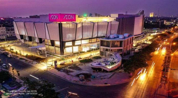 AEON MALL Lê Chân là siêu thị lớn nhất, đẹp nhất Hải Phòng hiện nay. (Ảnh: Internet)