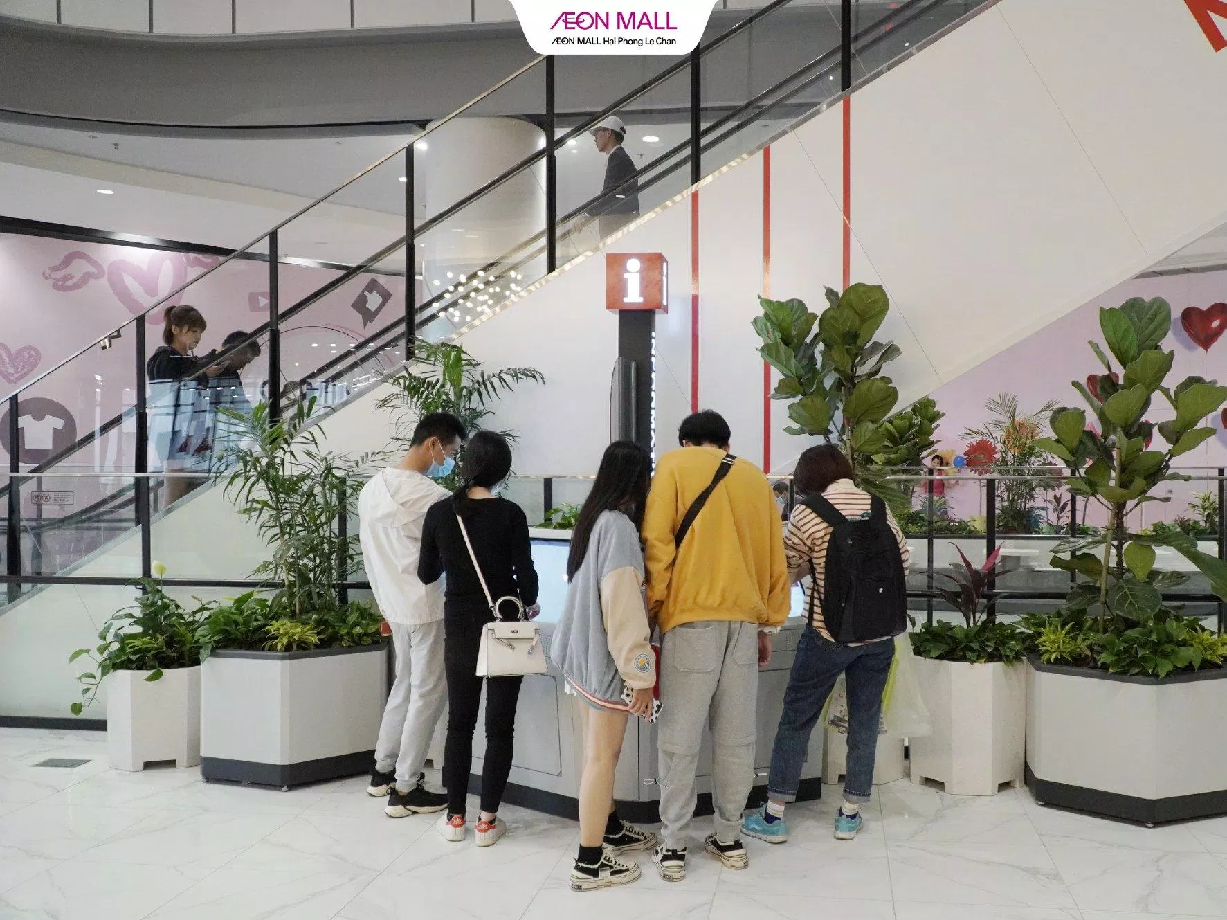 AEON MALL Hải Phòng được thiết kế rất đẹp, góc nào cũng có thể sống ảo. (Ảnh: Internet)