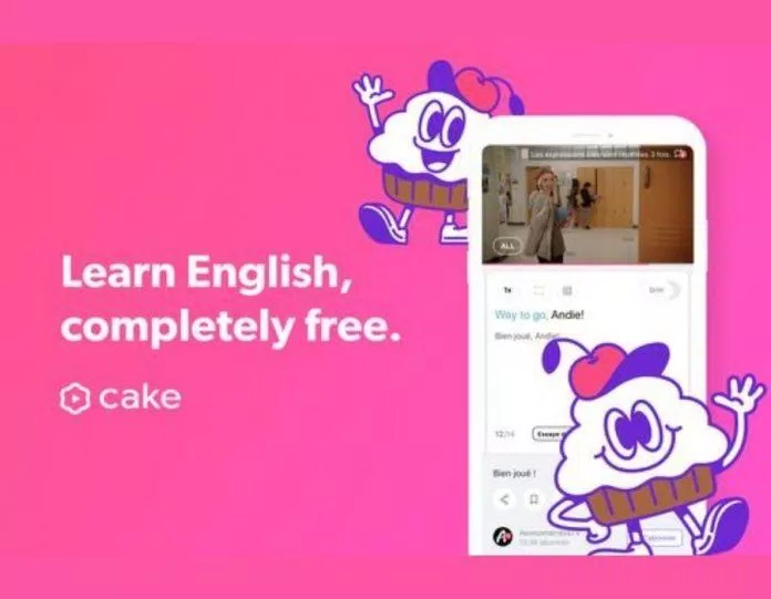 Bạn có thể học tiếng Anh hoàn toàn miễn phí trên app Cake (Nguồn: Internet)