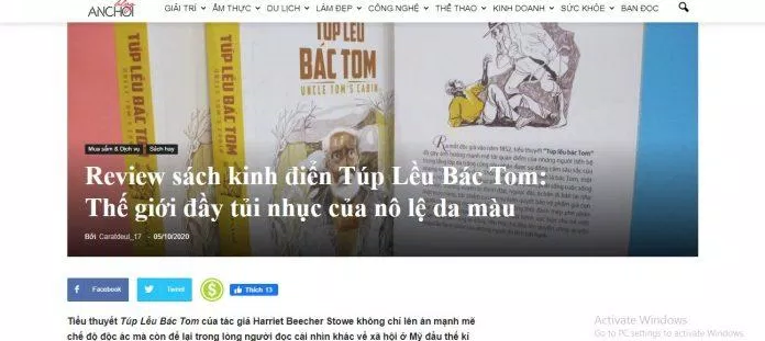 Bài viết đầu tiên của tôi được "xuất bản" rồi (Ảnh: BlogAnChoi)
