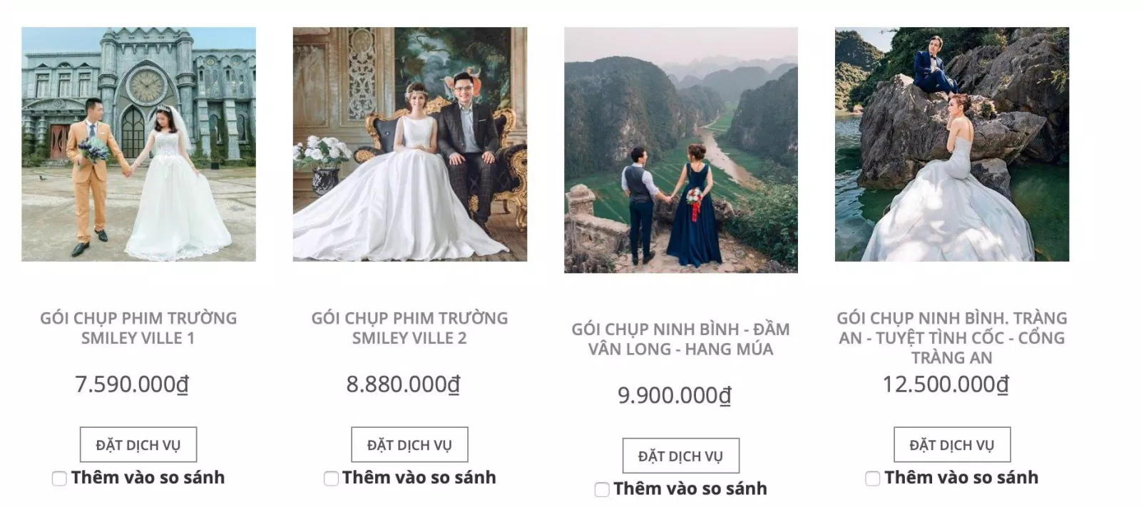 Bảng giá dịch vụ của Yêu Media Studio (Ảnh BlogAnChoi)