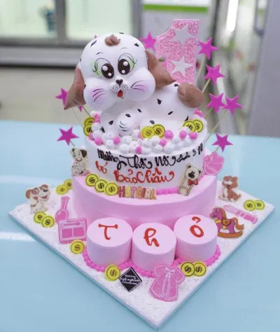 Bánh kem sinh nhật dành cho bé gái cực dễ thương (Ảnh: internet) Bánh kem sinh nhật dành cho bé gái cực dễ thương (Ảnh: internet)