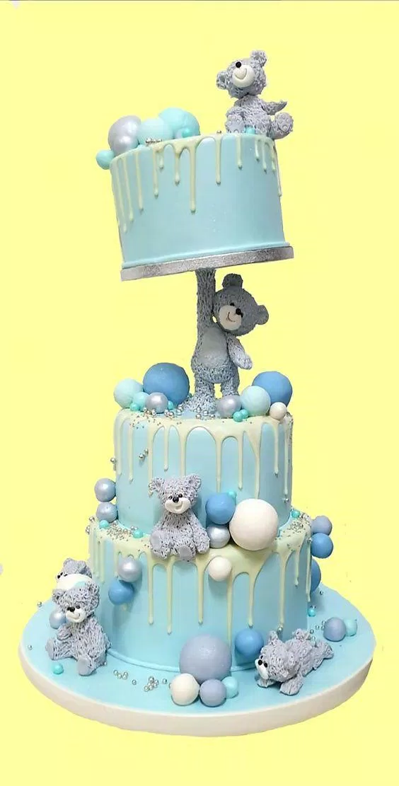 Bánh sinh nhật được thiết kế rất ngộ nghĩnh (Ảnh: internet)