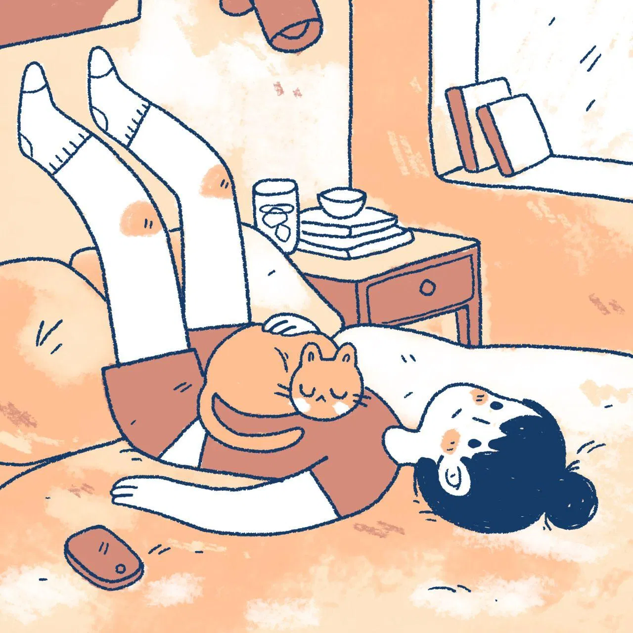 Vùi đầu vào deadline đáng sợ nhưng cũng không sao đâu (Nguồn: Internet)