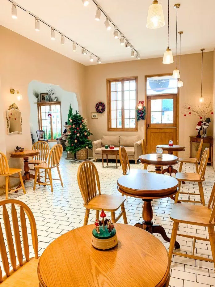 Không gian từ cửa bước vào quán sẽ trông thế này đây (ảnh: Fanpage Facebook Boo Coffee)