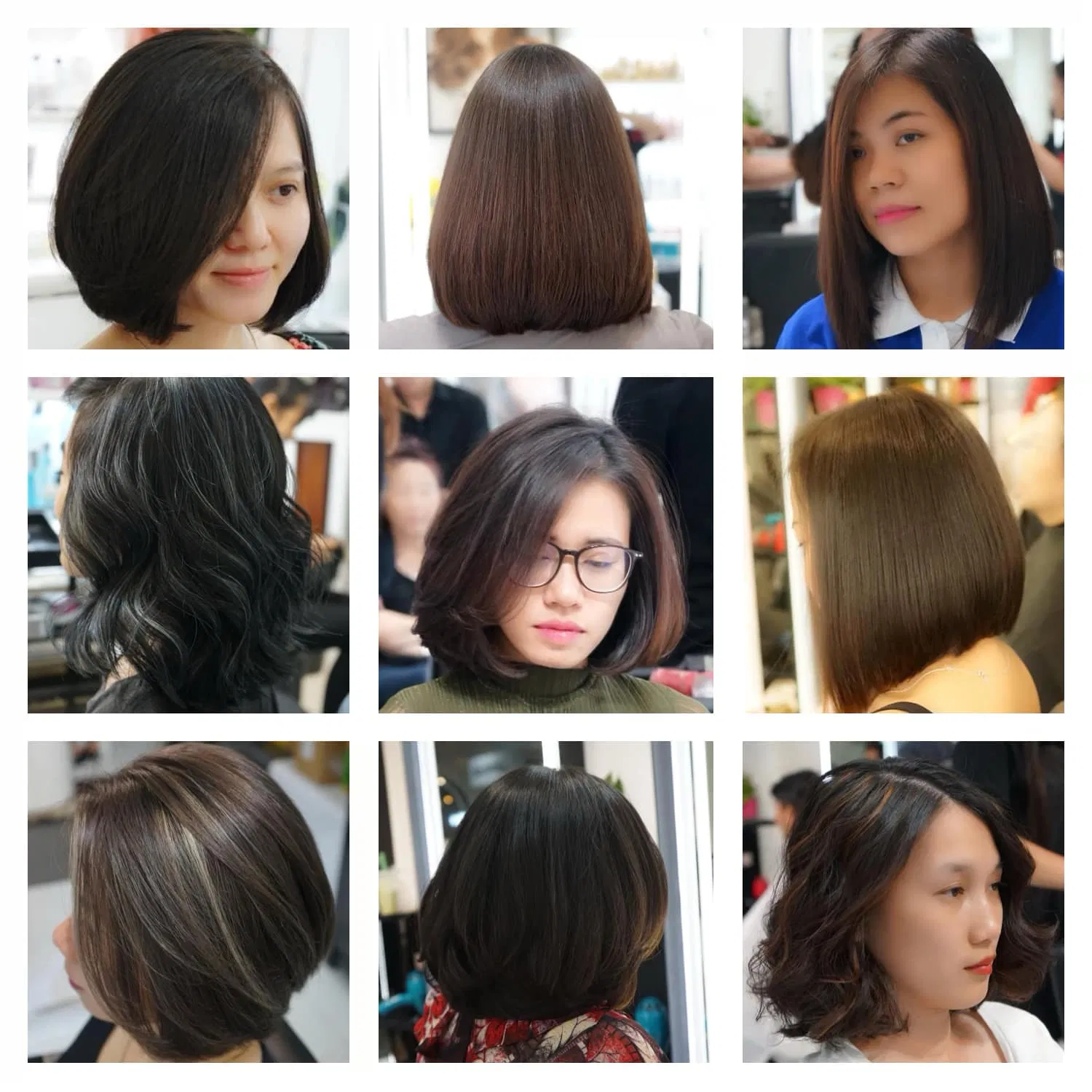 Các kiểu tóc ngắn đẹp tại Thông Hair Salon. (Nguồn: Thông Hair Salon)