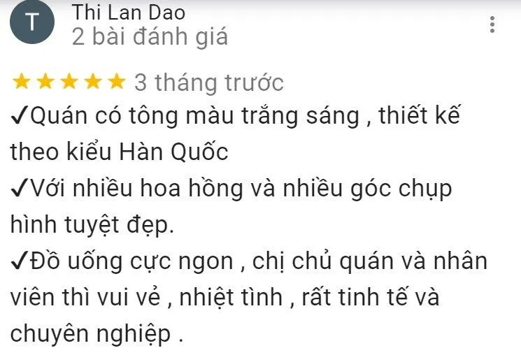 Nhận xét của khách hàng (Ảnh: BlogAnChoi)