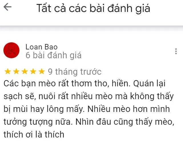 Nhận xét của khách hàng (Ảnh: BlogAnChoi)