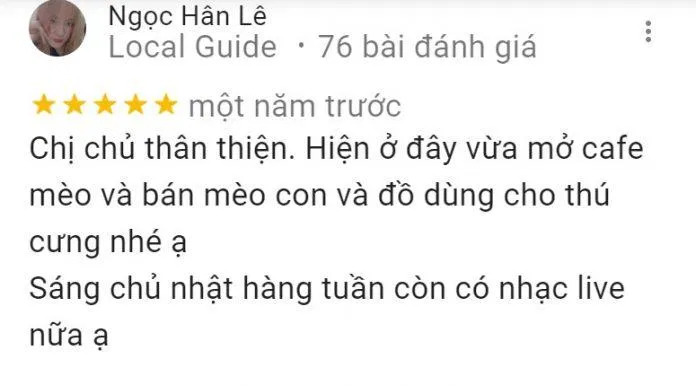Nhận xét của khách hàng (Ảnh: BlogAnChoi)