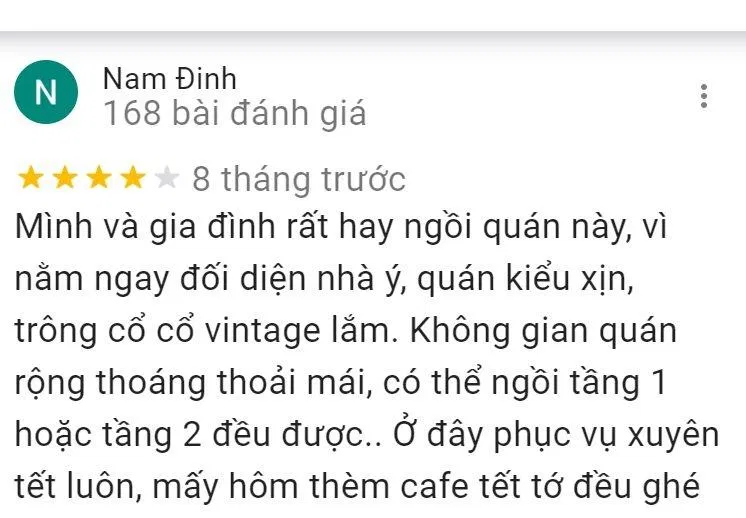 Nhận xét của khách hàng (Ảnh: BlogAnChoi)