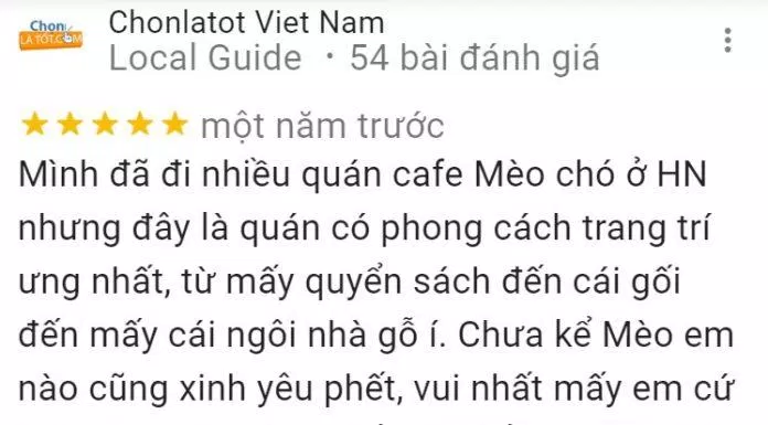 Nhận xét của khách hàng (Ảnh: BlogAnChoi)