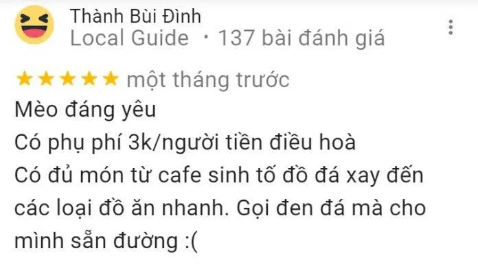 Nhận xét của khách hàng (Ảnh: BlogAnChoi)
