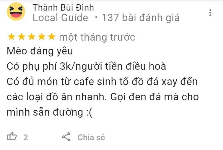 Nhận xét của khách hàng (Ảnh: BlogAnChoi)