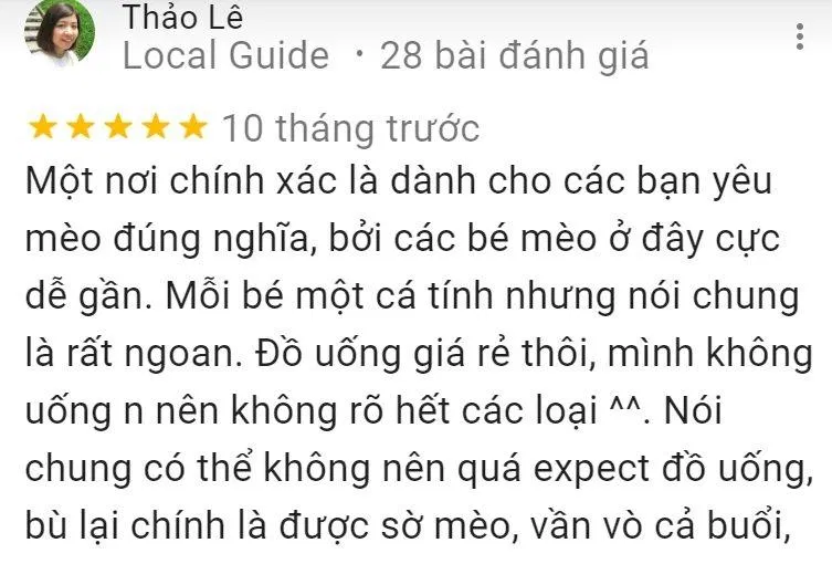 Nhận xét của khách hàng (Ảnh: BlogAnChoi)