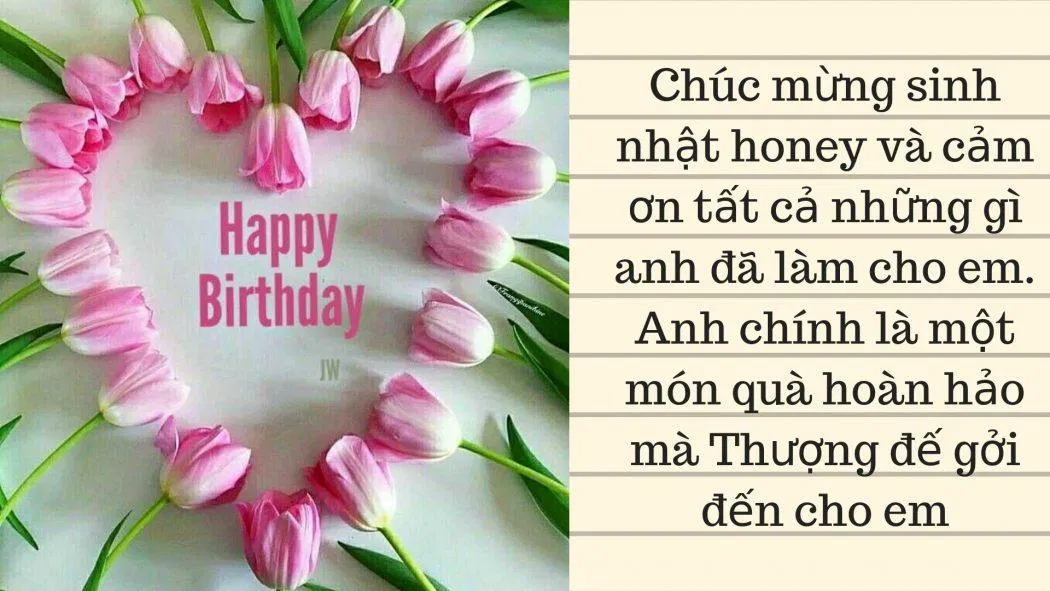 Lời chúc sinh nhật hay cho người thương. (Nguồn: internet) Lời chúc sinh nhật hay cho người thương. (Nguồn: internet)