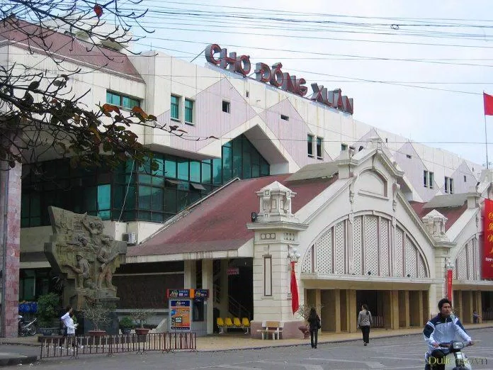 Chợ Đồng Xuân. (Nguồn ảnh: Internet)
