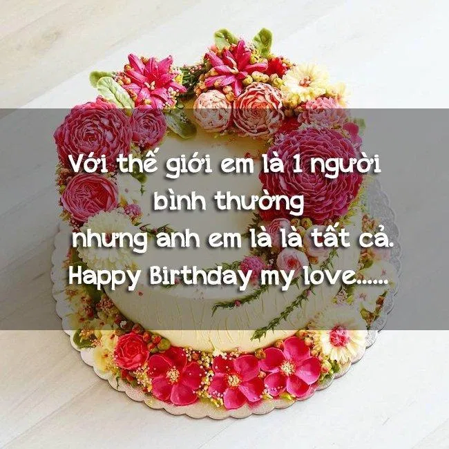 Lời chúc sinh nhật hay cho người thương. (Nguồn: internet) Lời chúc sinh nhật hay cho người thương. (Nguồn: internet)