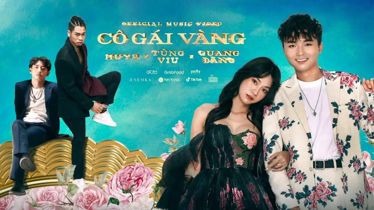 Lê Bống trên poster “Cô gái vàng” (ảnh: Internet).