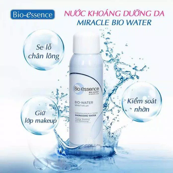 Xịt khoáng Bio Essence Bio Water với hơn 20 công dụng mang đến cho bạn làn da hoàn hảo, tuyệt vời ( Nguồn: internet)