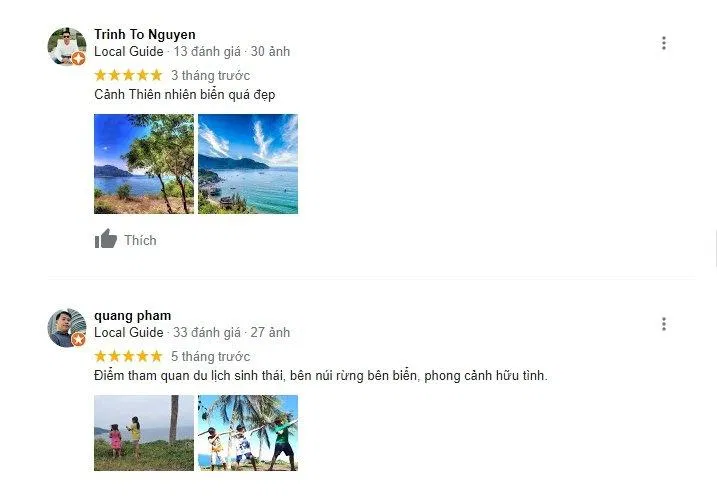 Nhận xét của du khách khi đến bán đảo Sơn Trà (Nguồn: Internet)