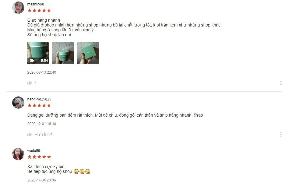 Ảnh đánh giá của khách hàng khác về Kem dưỡng thảo mộc Fraijour trên shopee (Ảnh: BlogAnChoi).