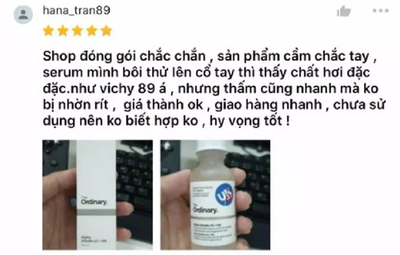 Đánh giá của khách hàng trên Shopee về sản phẩm (Ảnh: Internet).