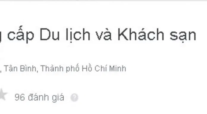 Đánh giá của học viên về Trường trung cấp Du lịch và Khách sạn Saigontourist. (Nguồn: BlogAnChoi)