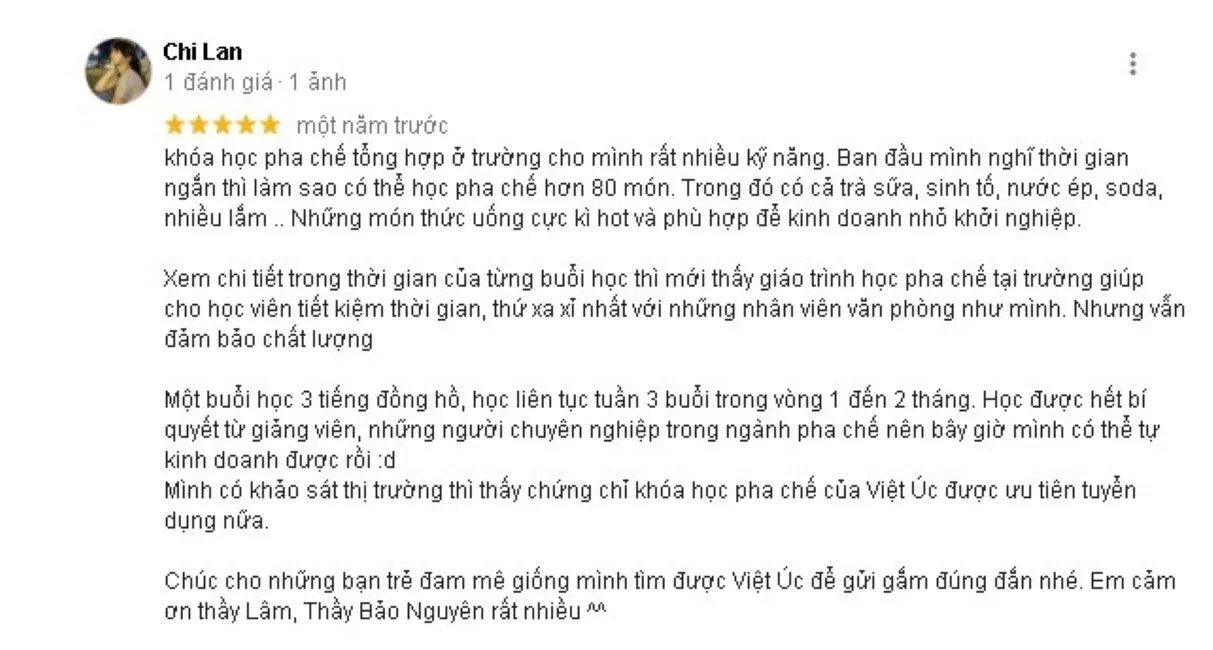 Top 5 trường học pha chế tốt và uy tín nhất Thành phố Hồ Chí Minh dạy pha chế Đào tạo pha chế Địa chỉ học pha chế địa điểm Địa điểm học pha chế Địa điểm học pha chế tốt Địa điểm học pha chế TP HCM Học pha chế Học viện đào tạo pha chế NAMAS list List 5 list shop NAMAS nghề pha chế Passion Link pha chế Saigontourist top 5 Trường dạy nghề Việt Úc Trường hướng nghiệp Á Âu uy tín