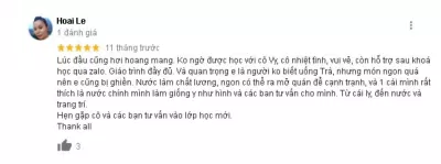 Đánh giá của khách hàng về Trung tâm dạy pha chế Passion Link. (Nguồn: BlogAnChoi)
