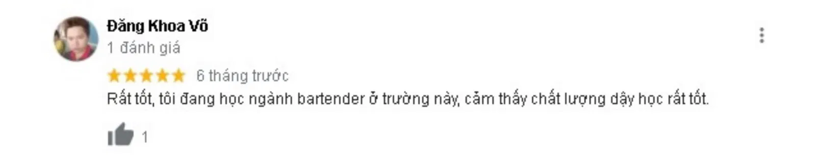 Đánh giá của khách hàng về Trường dạy nghề Việt - Úc. (Nguồn: BlogAnChoi)