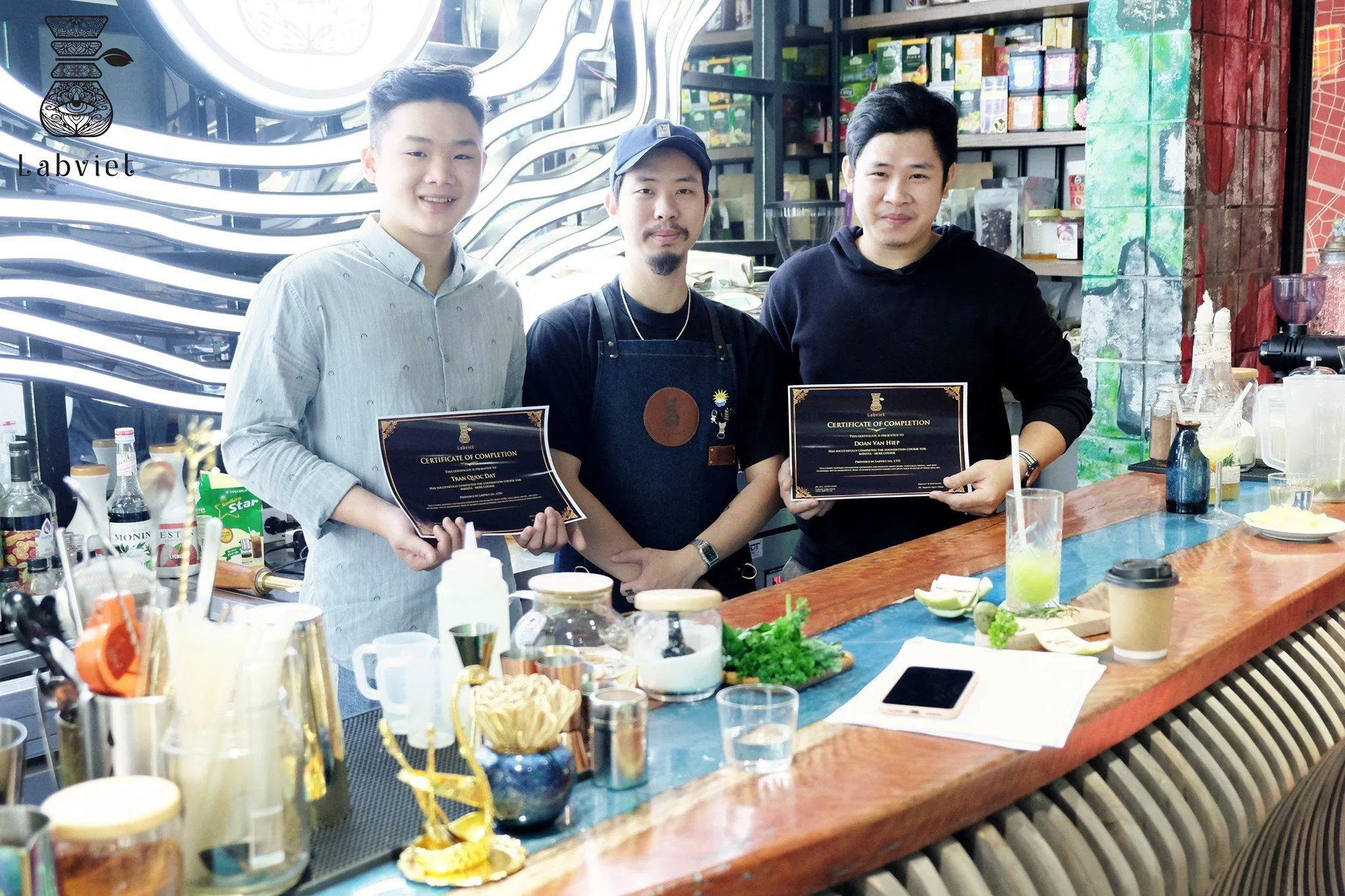 Đào tạo pha chế chuyên nghiệp LabViet. (Nguồn: Internet)