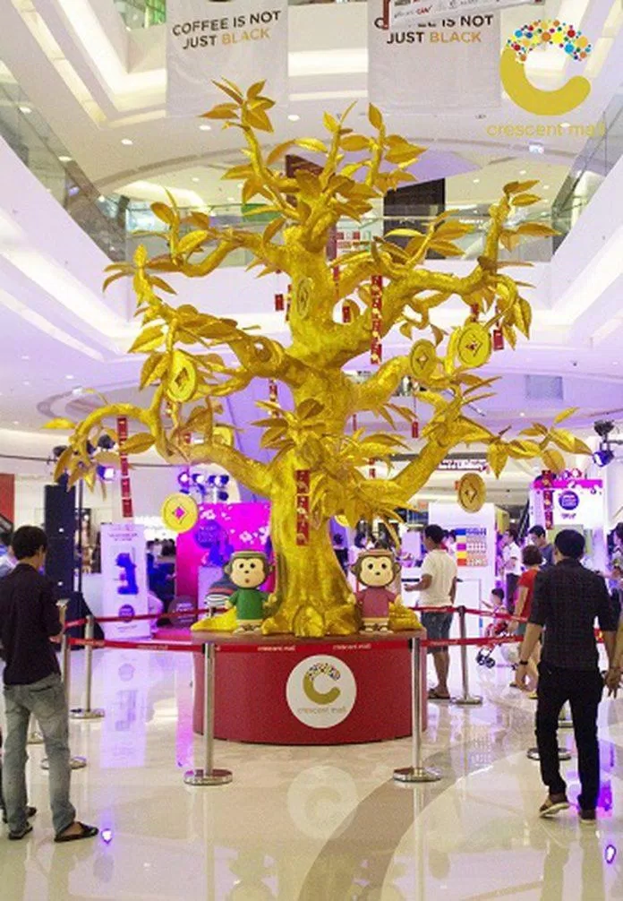 Góc trang trí độc đáo tại Crescent Mall. (Ảnh: internet)