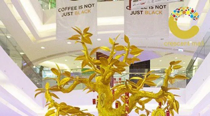 Góc trang trí độc đáo tại Crescent Mall. (Ảnh: internet)
