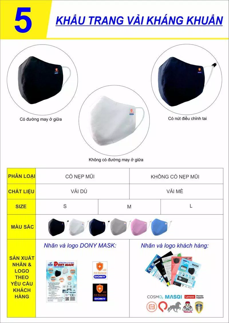 Các sản phẩm của DONY (Ảnh DONY)